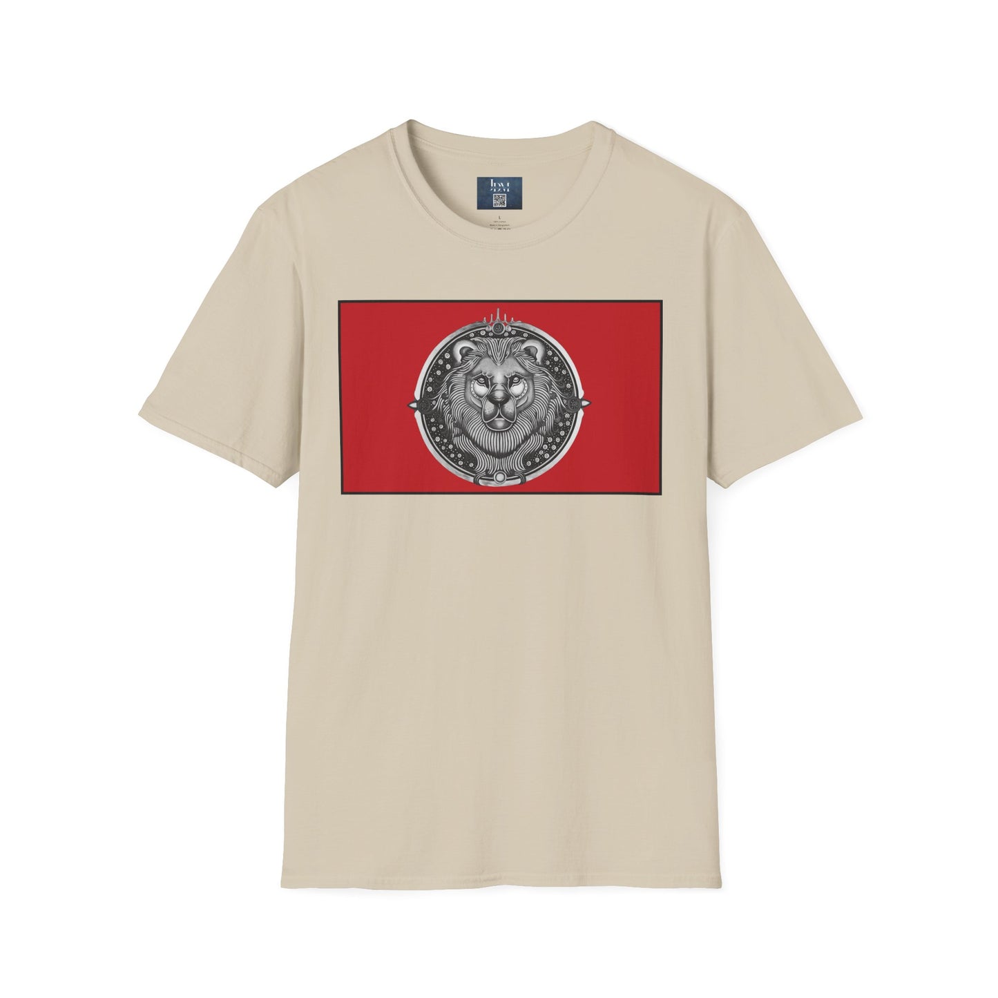 Leo Zodiac Crew Neck T-Shirt – Hand-Drawn Celestial Design (Non-AI) Universal