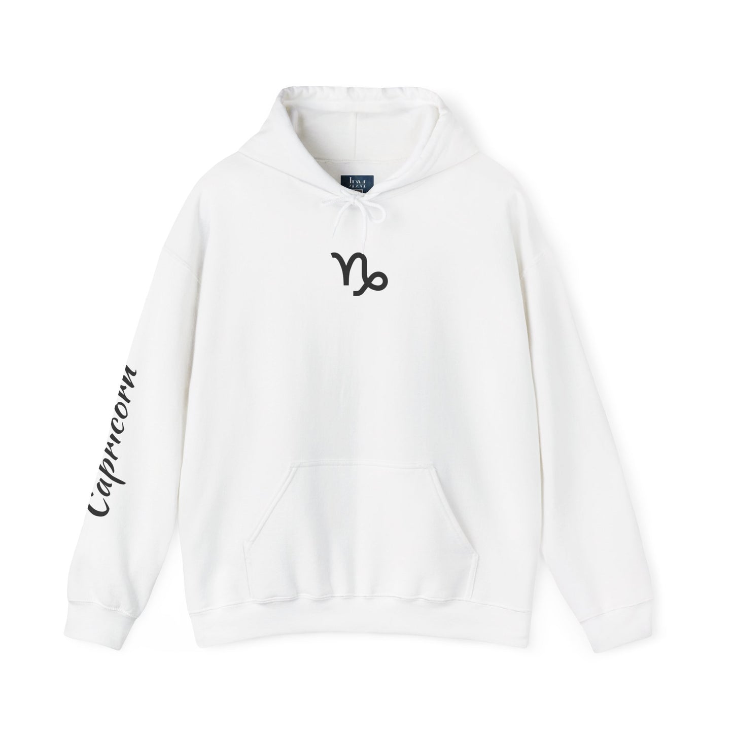 Capricorn Zodiac Hoodie – Hand-Drawn Celestial Design (Non-AI)