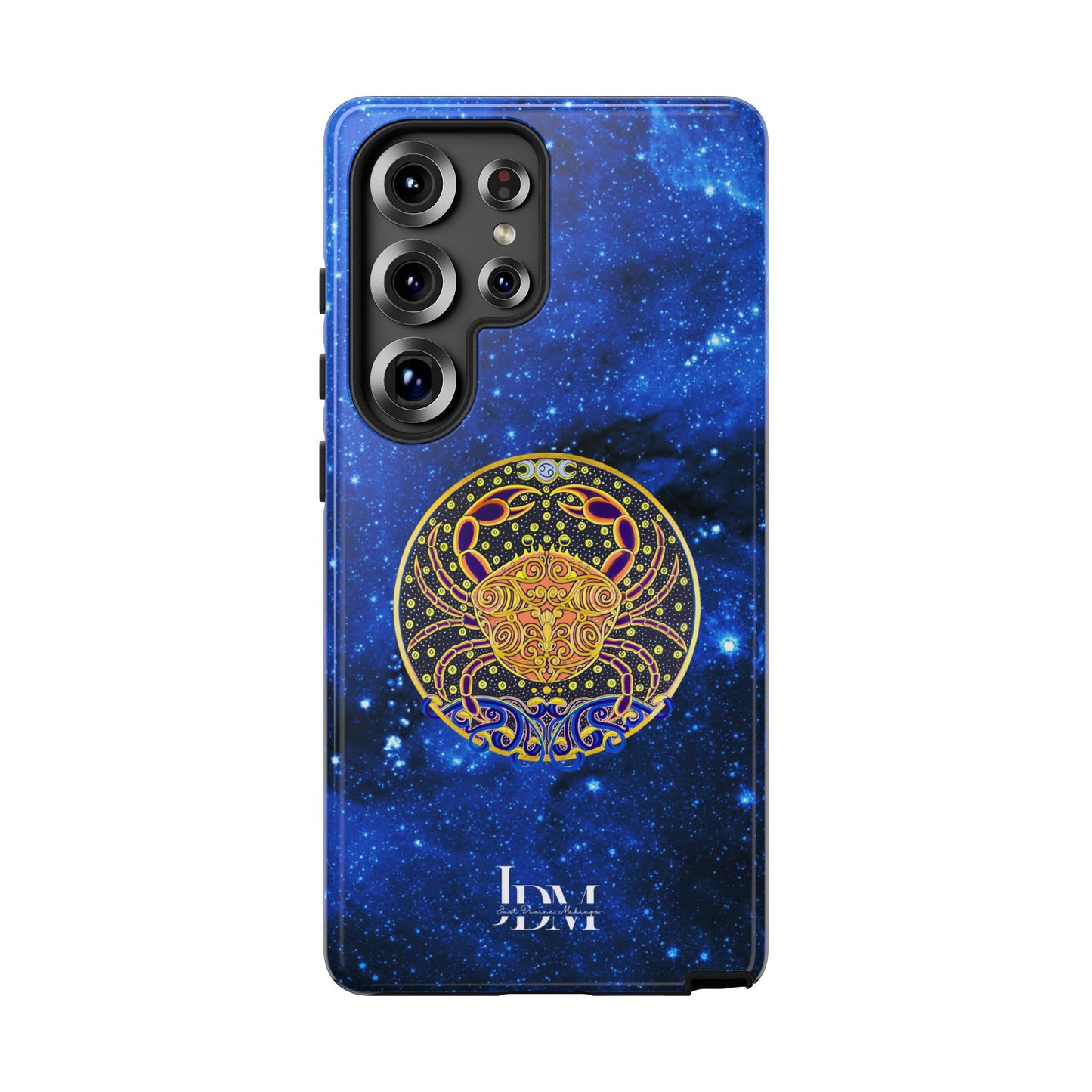 Cancer Zodiac Tough Phone Case – Hand-Drawn Celestial Design (Non-AI)