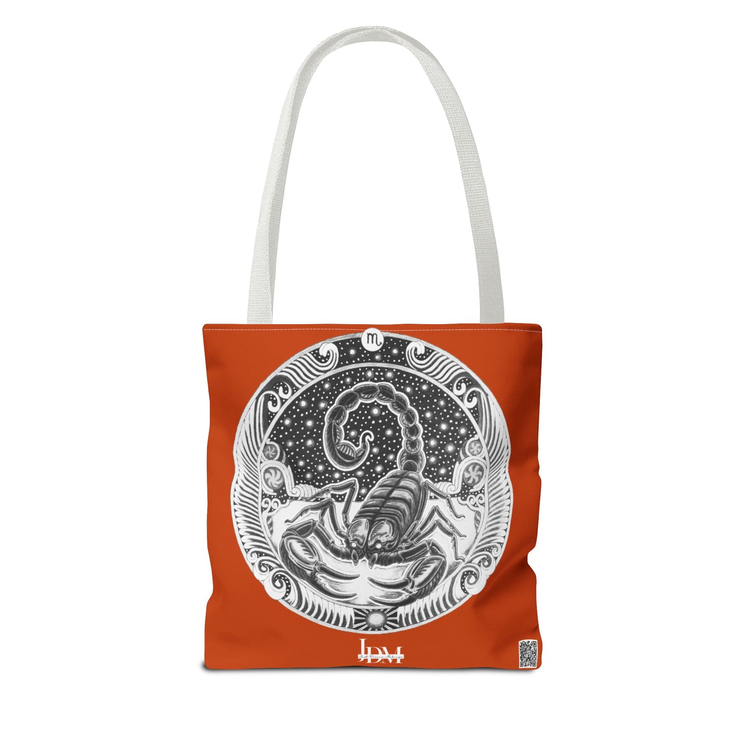 Scorpio Zodiac Tote Bag - Hand-Drawn Celestial Design (Non-AI) Universal