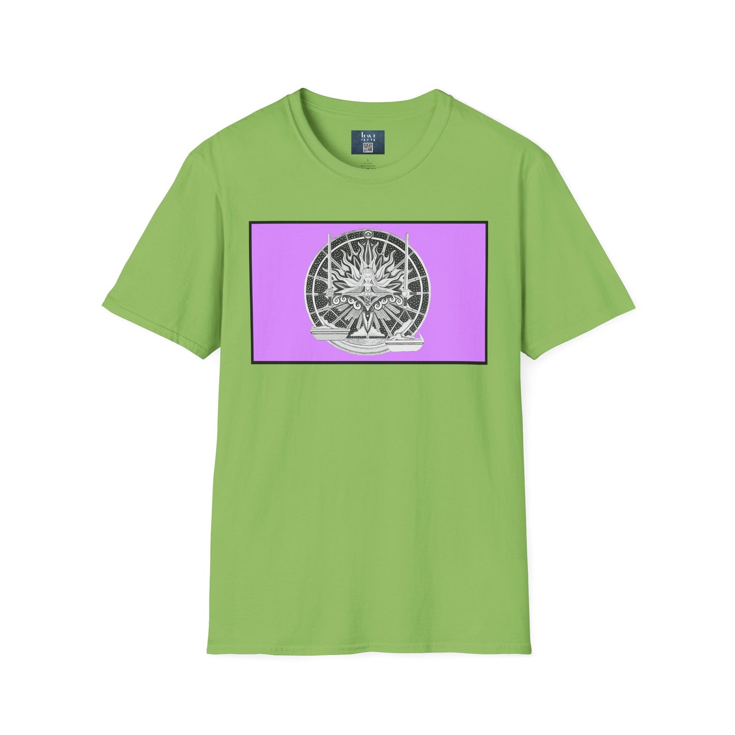Libra Zodiac Crew Neck T-Shirt – Hand-Drawn Celestial Design (Non-AI)  Universal
