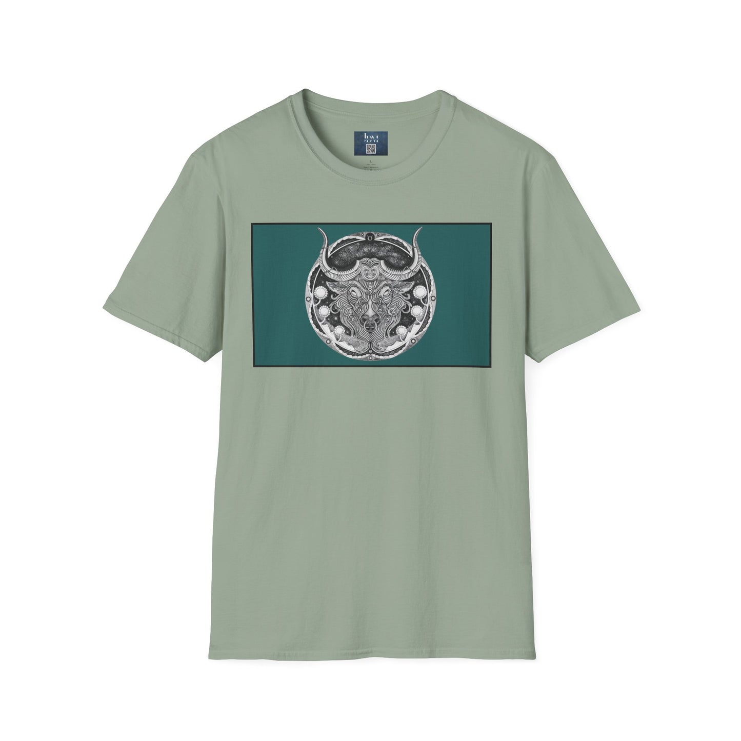 Taurus Zodiac Softstyle  T-Shirt - Hand-Drawn Celestial Design (Non-AI) Universal