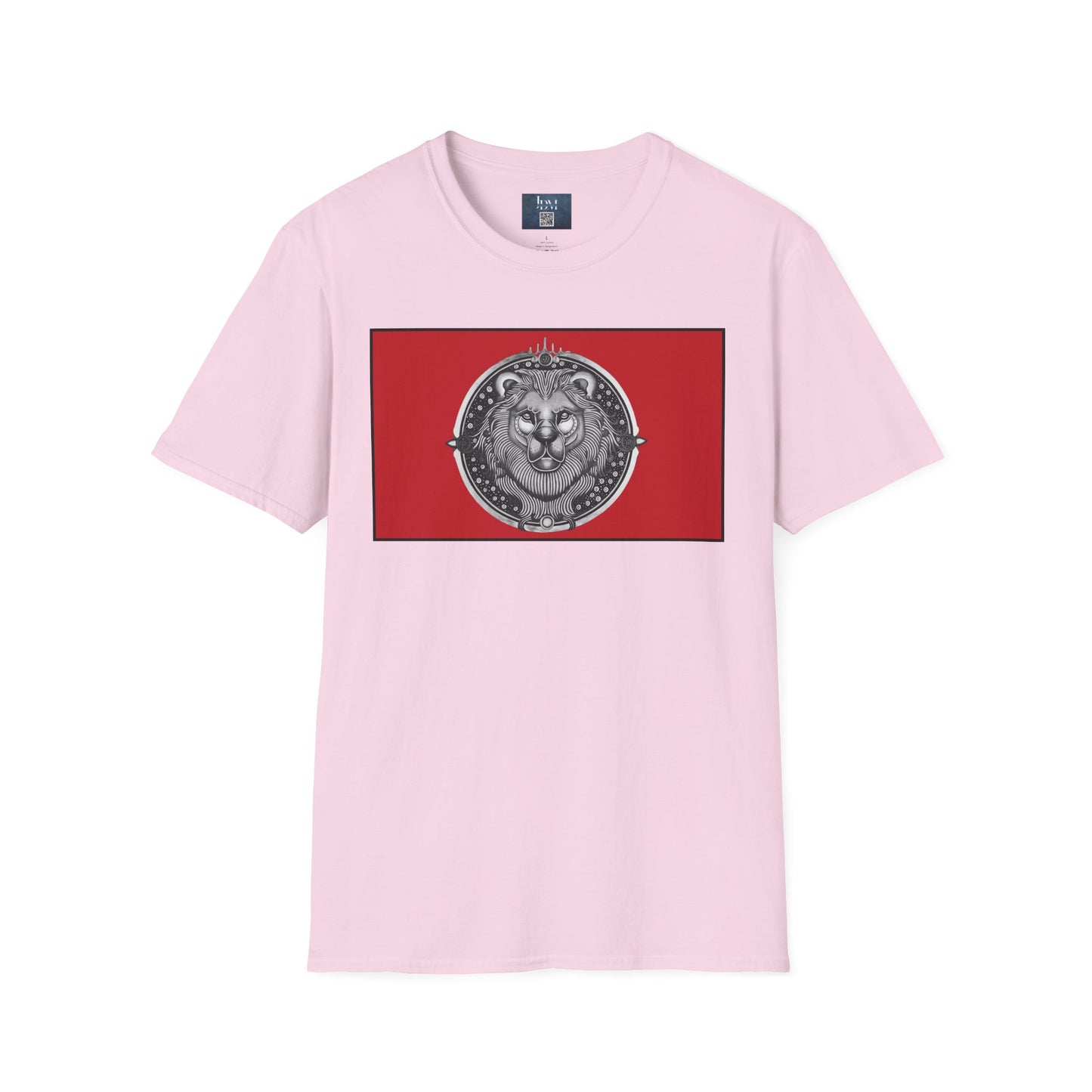 Leo Zodiac Crew Neck T-Shirt – Hand-Drawn Celestial Design (Non-AI) Universal