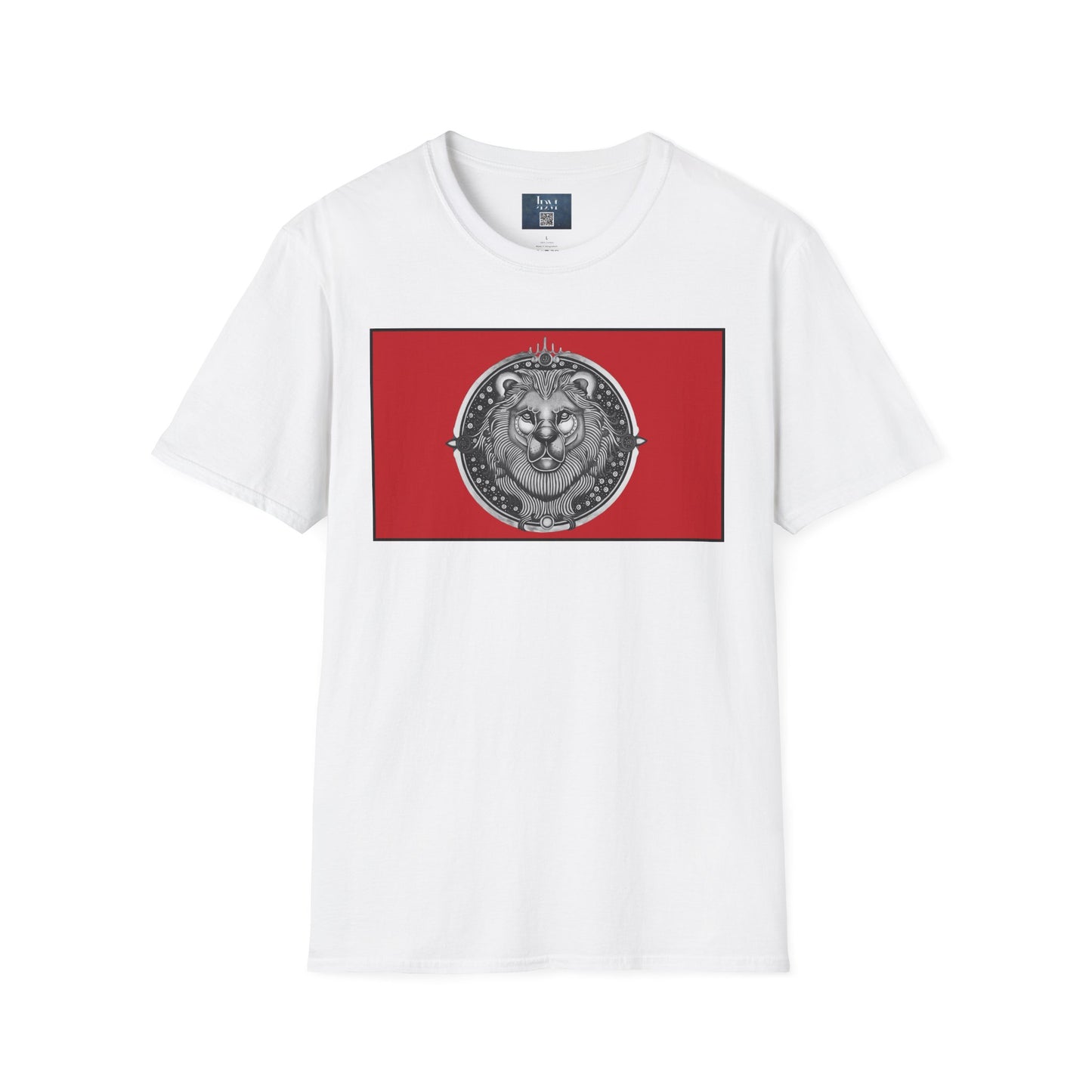 Leo Zodiac Crew Neck T-Shirt – Hand-Drawn Celestial Design (Non-AI) Universal