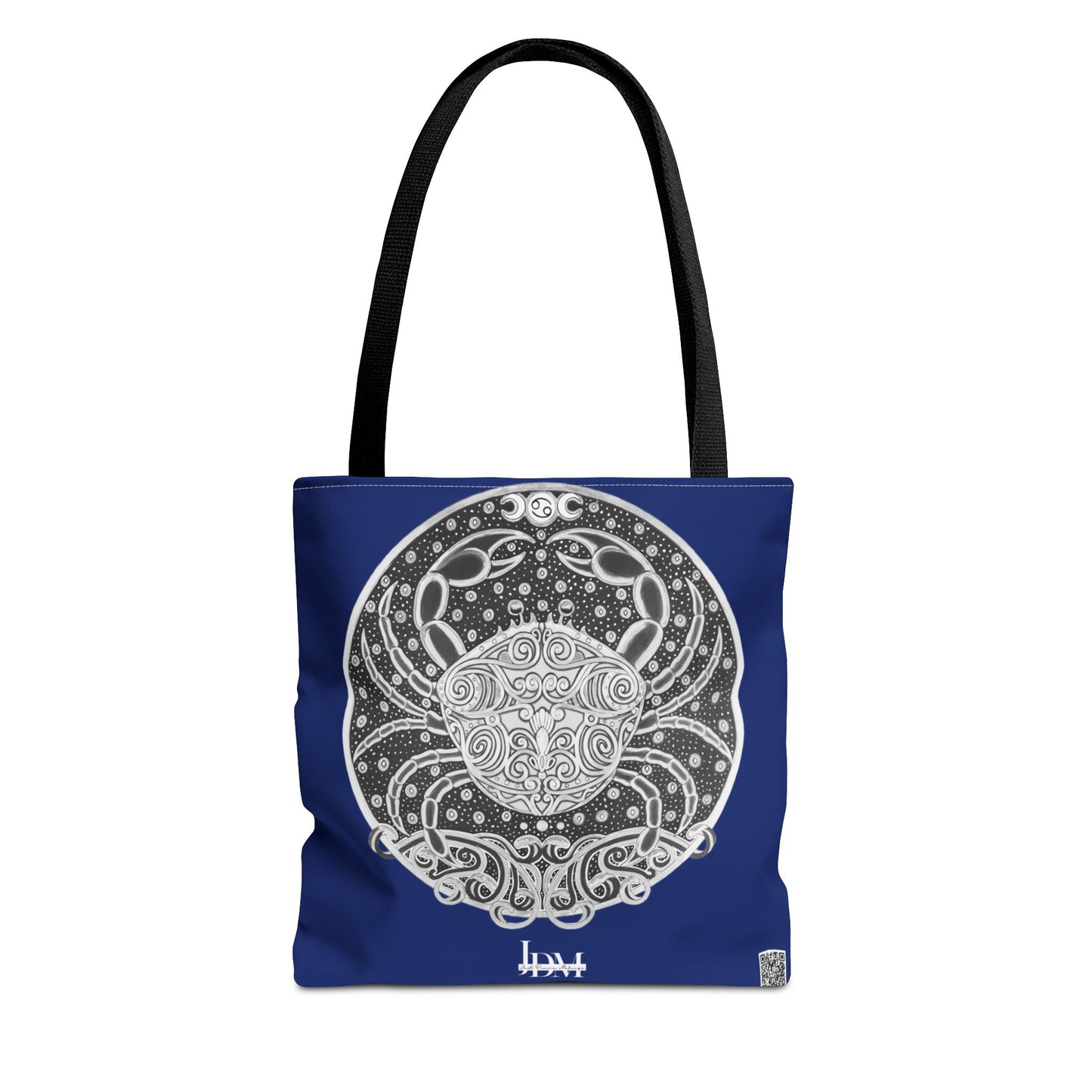 Cancer Zodiac Tote Bag - Hand-Drawn Celestial Design (Non-AI) Universal