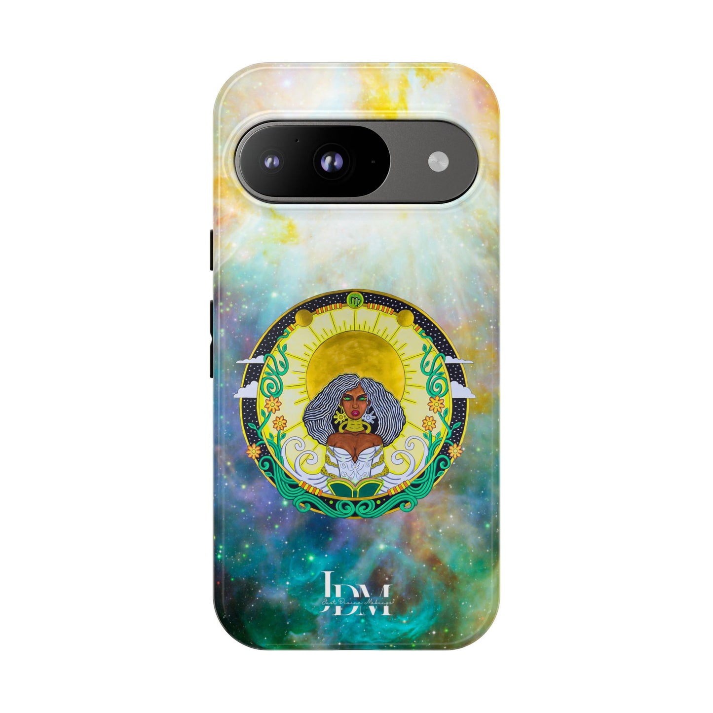 Virgo Zodiac Tough Phone Case – Hand-Drawn Celestial Design (Non-AI)