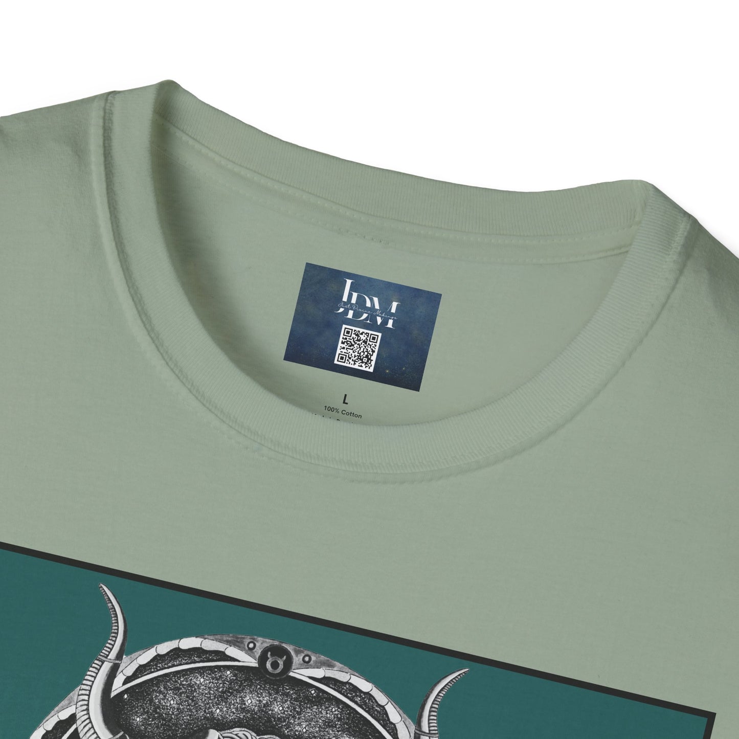 Taurus Zodiac Softstyle  T-Shirt - Hand-Drawn Celestial Design (Non-AI) Universal