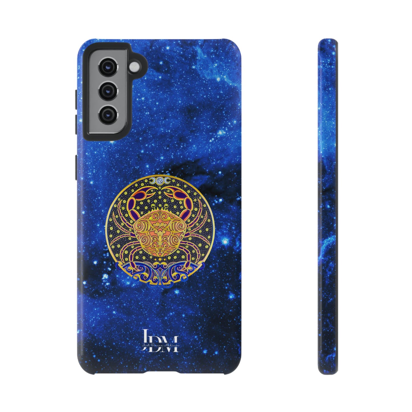 Cancer Zodiac Tough Phone Case – Hand-Drawn Celestial Design (Non-AI)