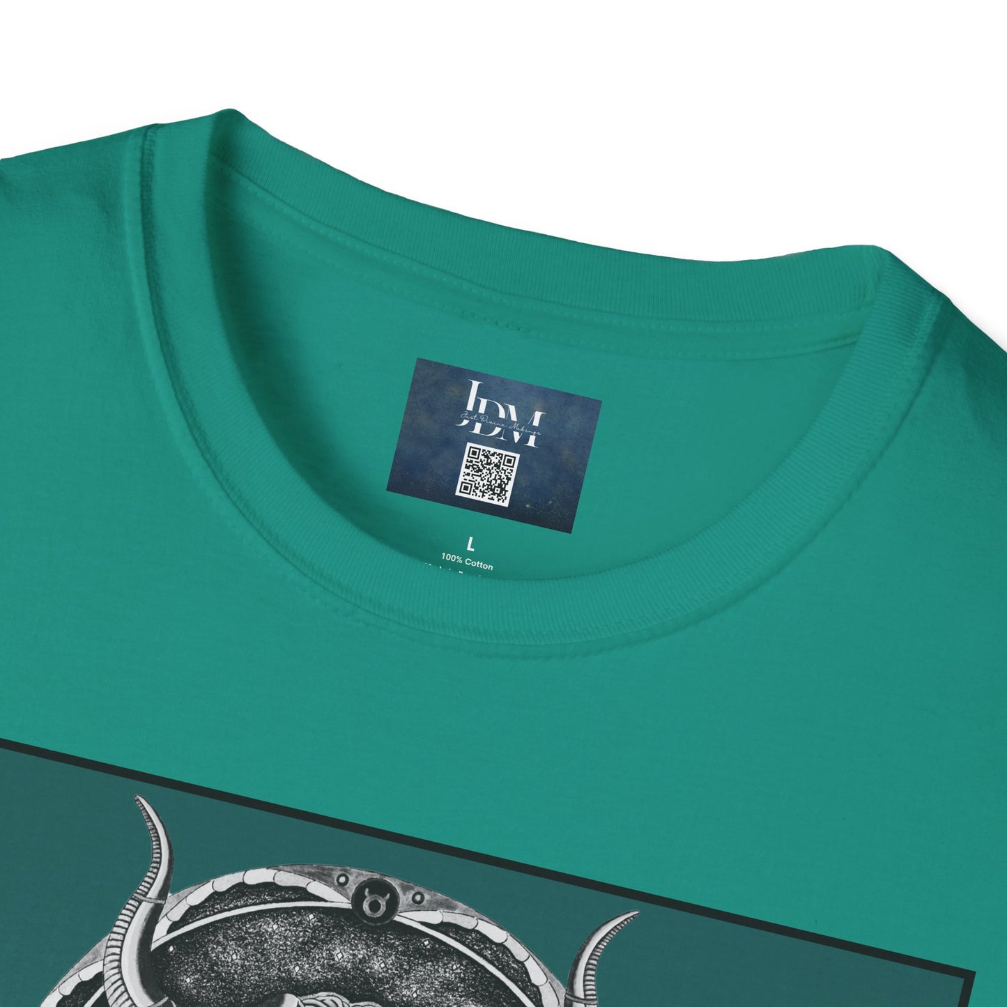 Taurus Zodiac Softstyle  T-Shirt - Hand-Drawn Celestial Design (Non-AI) Universal