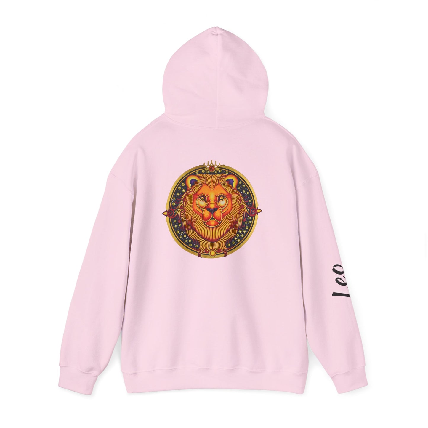 Leo Zodiac Hoodie – Hand-Drawn Celestial Design (Non-AI)