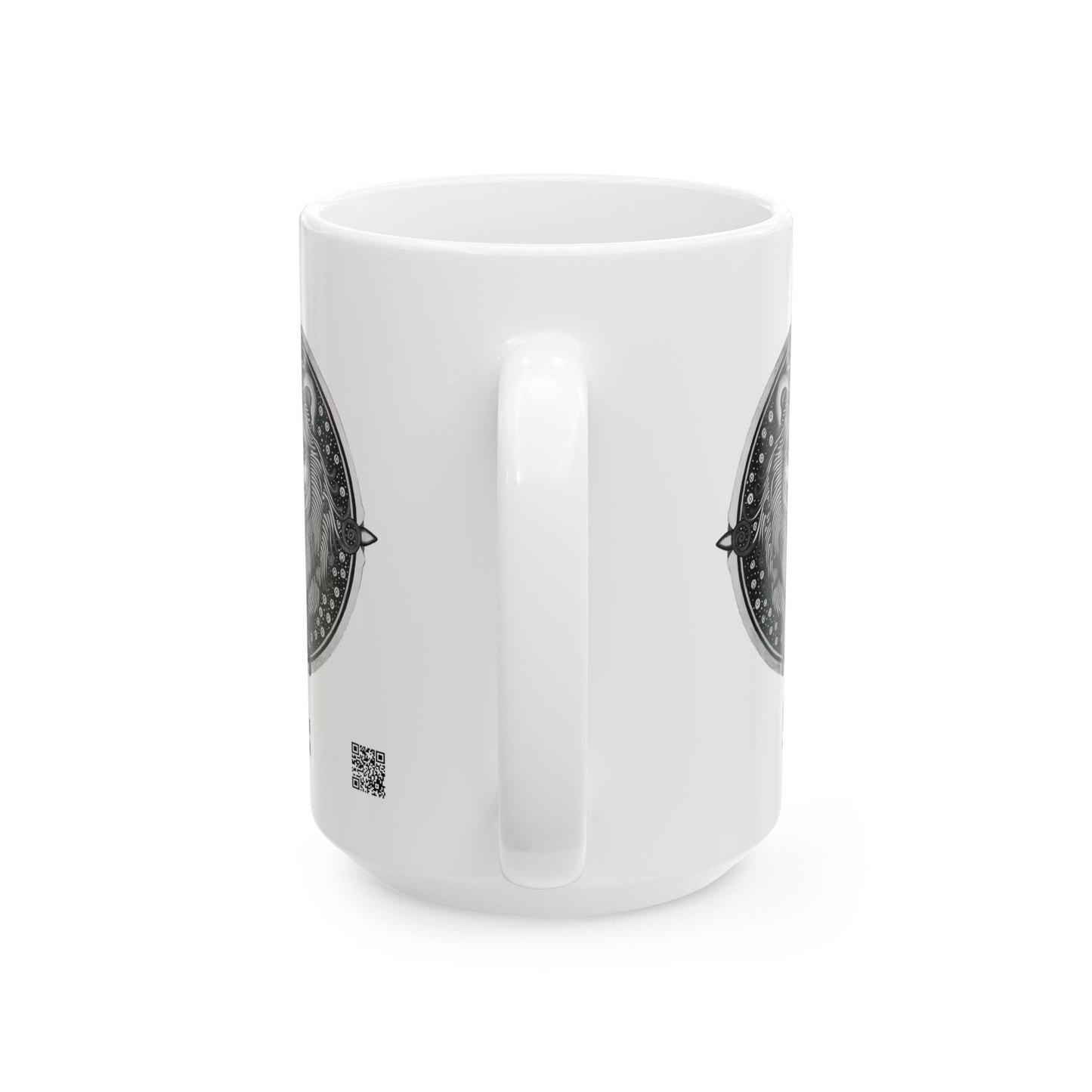 Leo Zodiac Mug – Hand-Drawn Celestial Design (Non-AI) universal