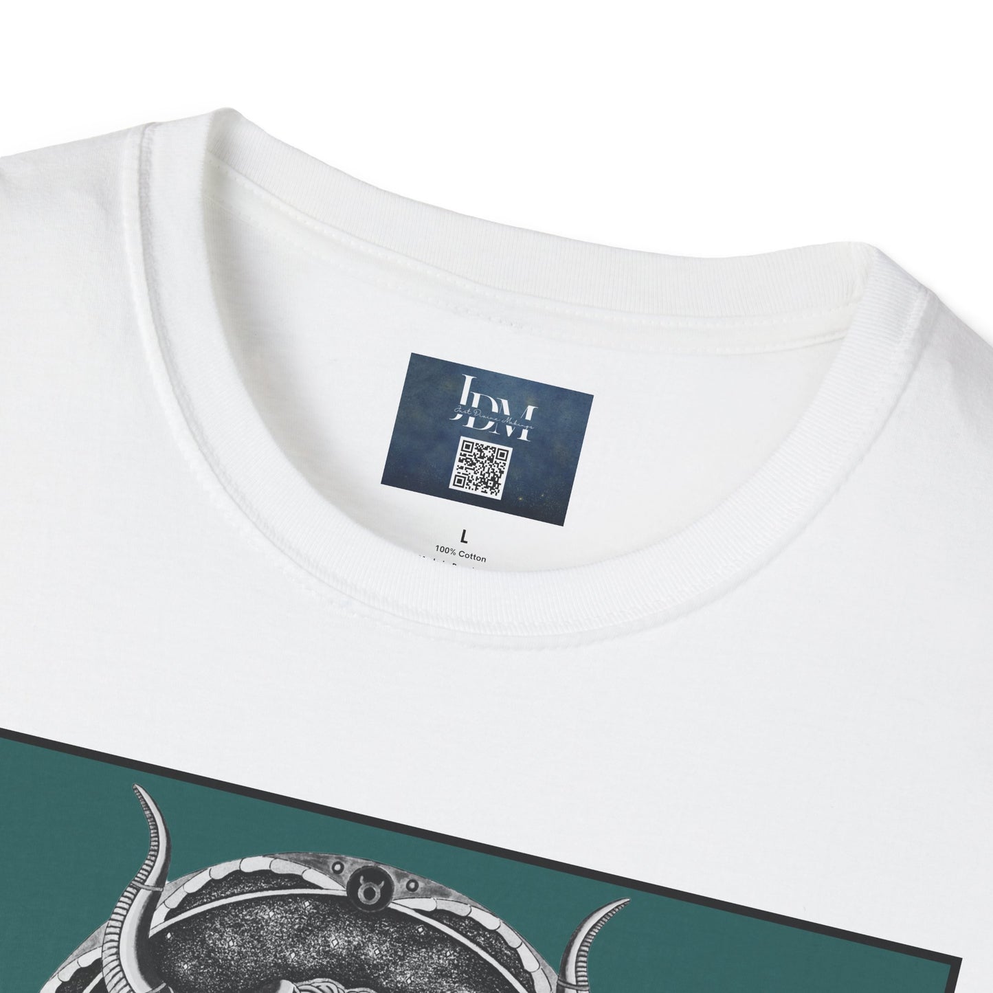 Taurus Zodiac Softstyle  T-Shirt - Hand-Drawn Celestial Design (Non-AI) Universal