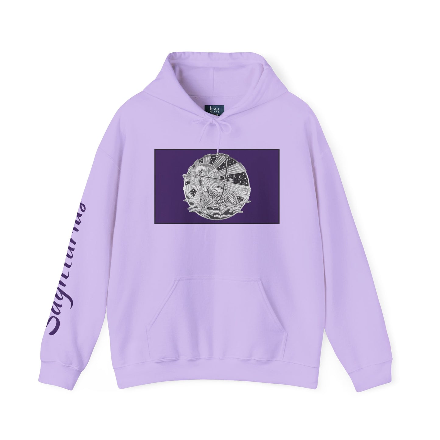 Sagittarius Zodiac Hoodie – Hand-Drawn Celestial Design (Non-AI) Universal
