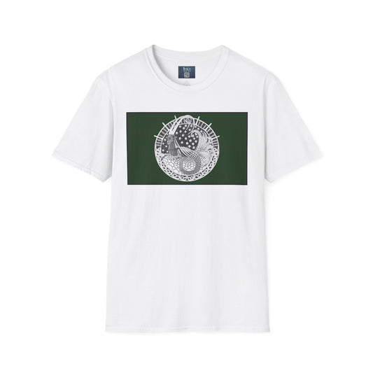 Capricorn Zodiac Crew Neck T-Shirt – Hand-Drawn Celestial Design (Non-AI) Universal