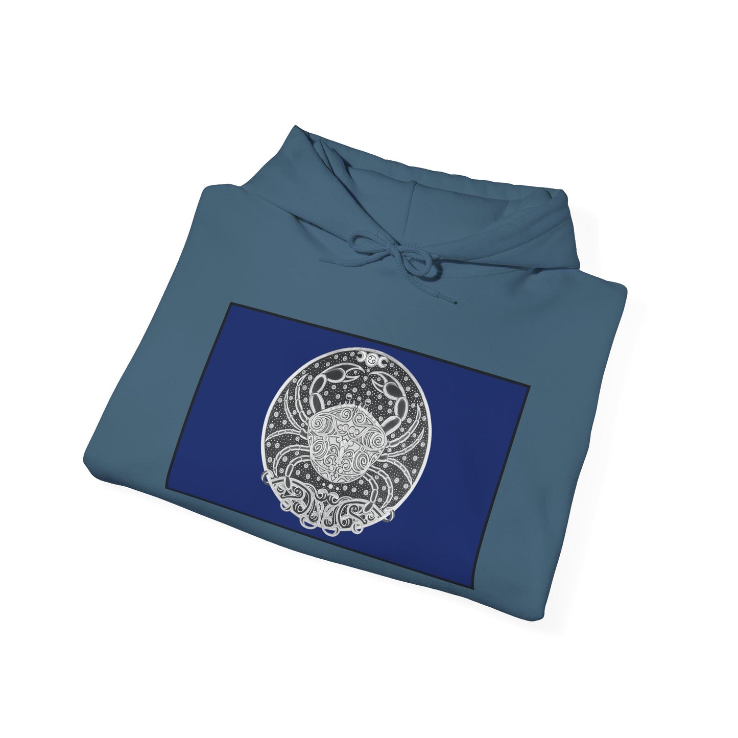 Cancer Zodiac Hoodie – Hand-Drawn Celestial Design (Non-AI) Universal