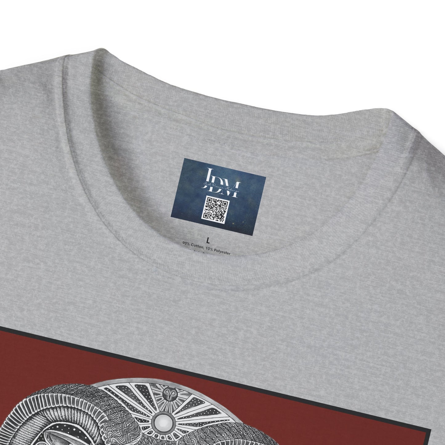 Aries Zodiac Softstyle T-Shirt - Hand-Drawn Celestial Design (Non-AI) Universal