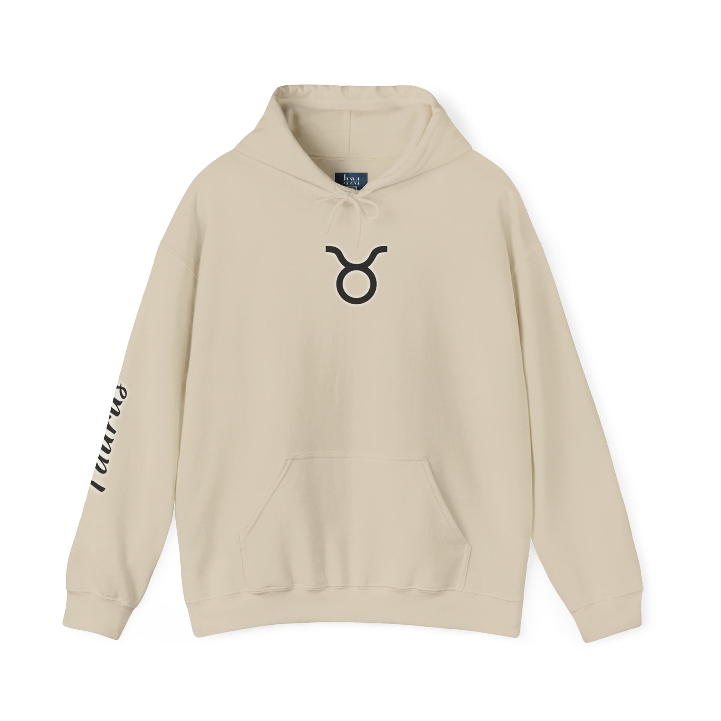 Taurus Zodiac Hoodie - Hand-Drawn Celestial Design (Non-AI)