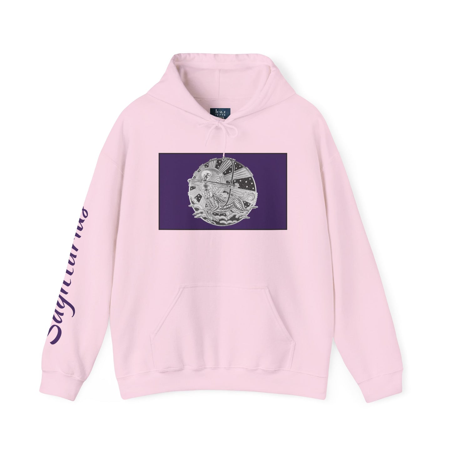 Sagittarius Zodiac Hoodie – Hand-Drawn Celestial Design (Non-AI) Universal