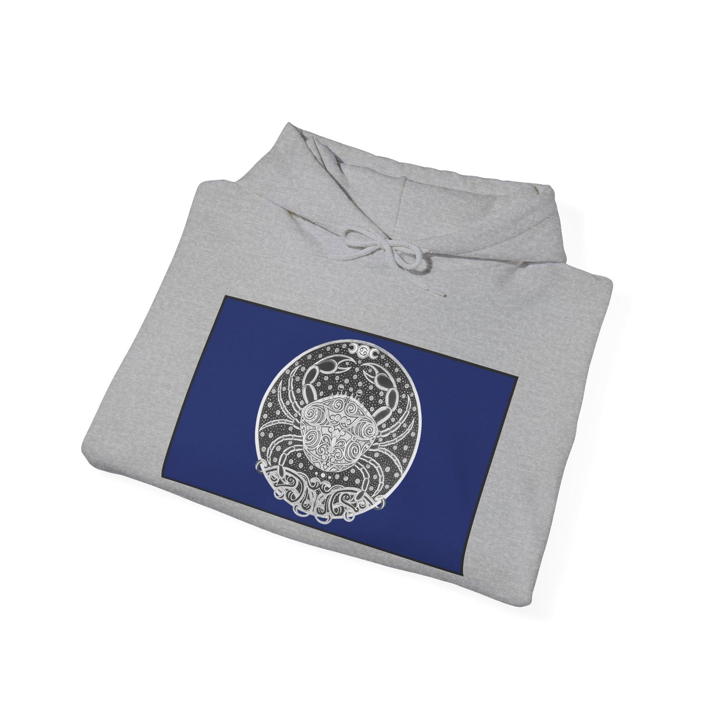 Cancer Zodiac Hoodie – Hand-Drawn Celestial Design (Non-AI) Universal