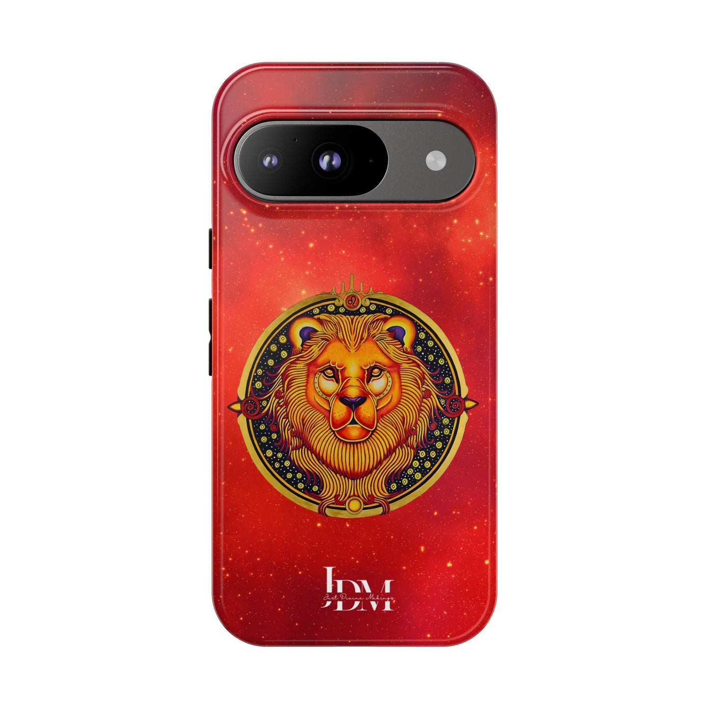 Leo Zodiac Tough Phone Case – Hand-Drawn Celestial Design (Non-AI)