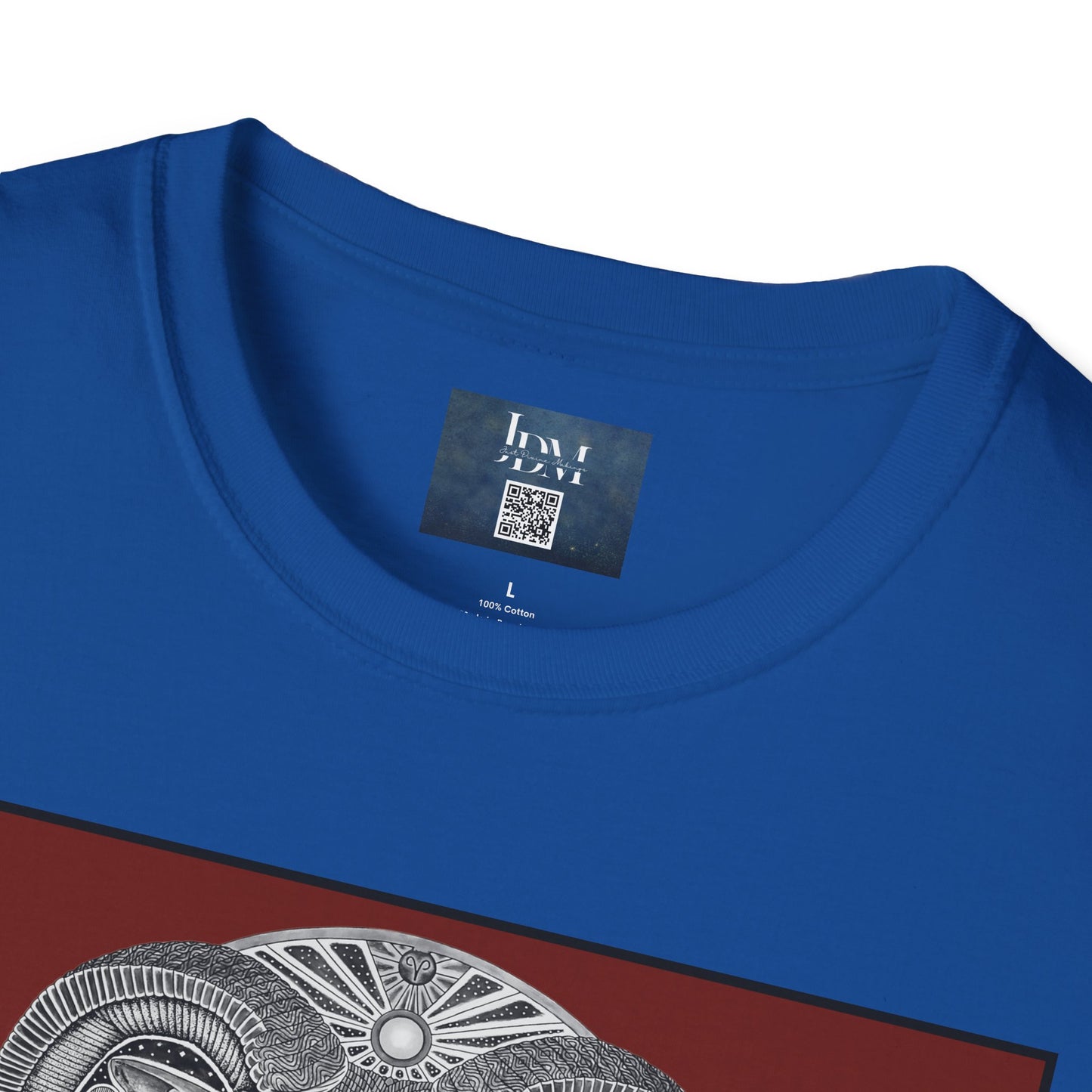 Aries Zodiac Softstyle T-Shirt - Hand-Drawn Celestial Design (Non-AI) Universal