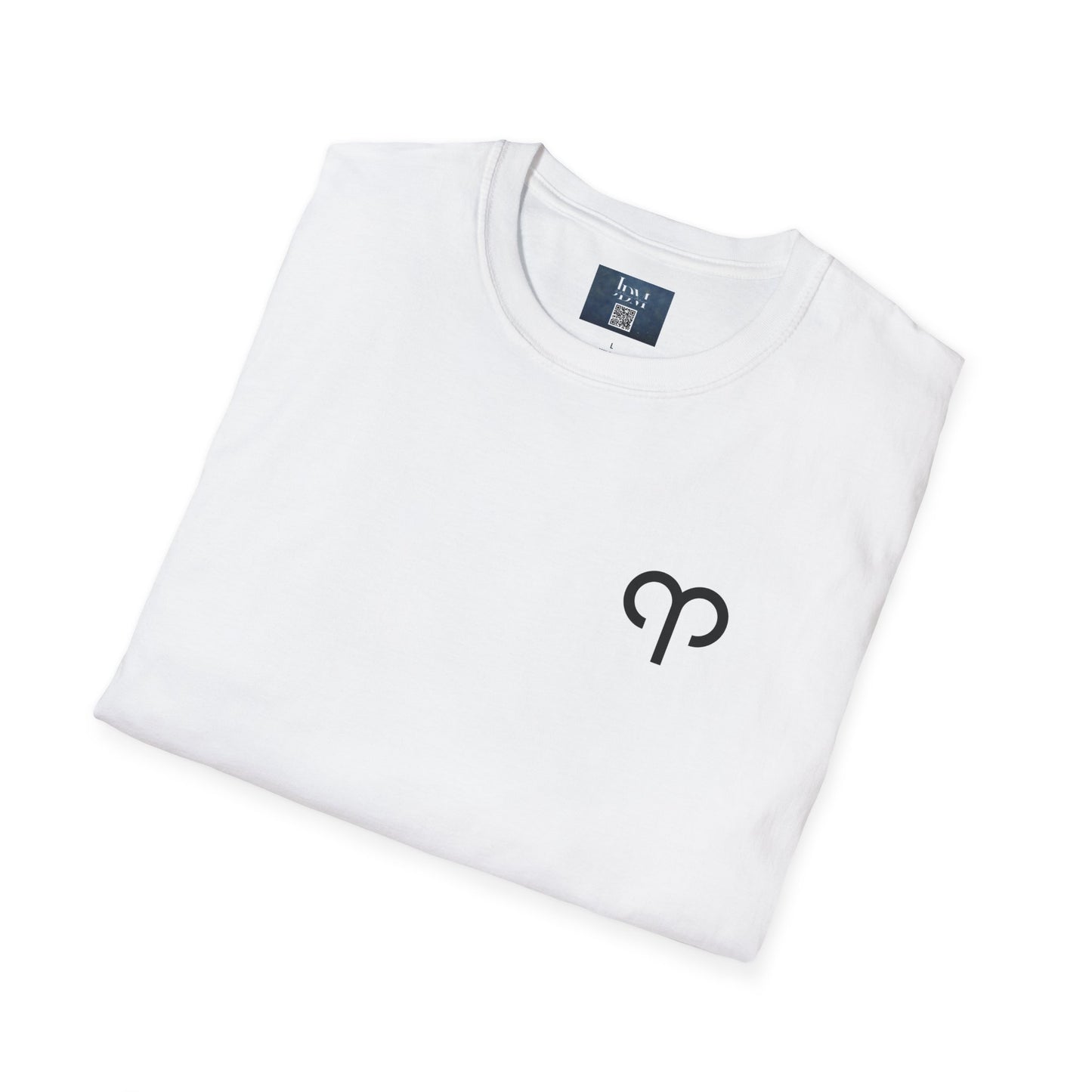 Aries Zodiac Softstyle T-Shirt - Hand-Drawn Celestial Design (Non-AI)