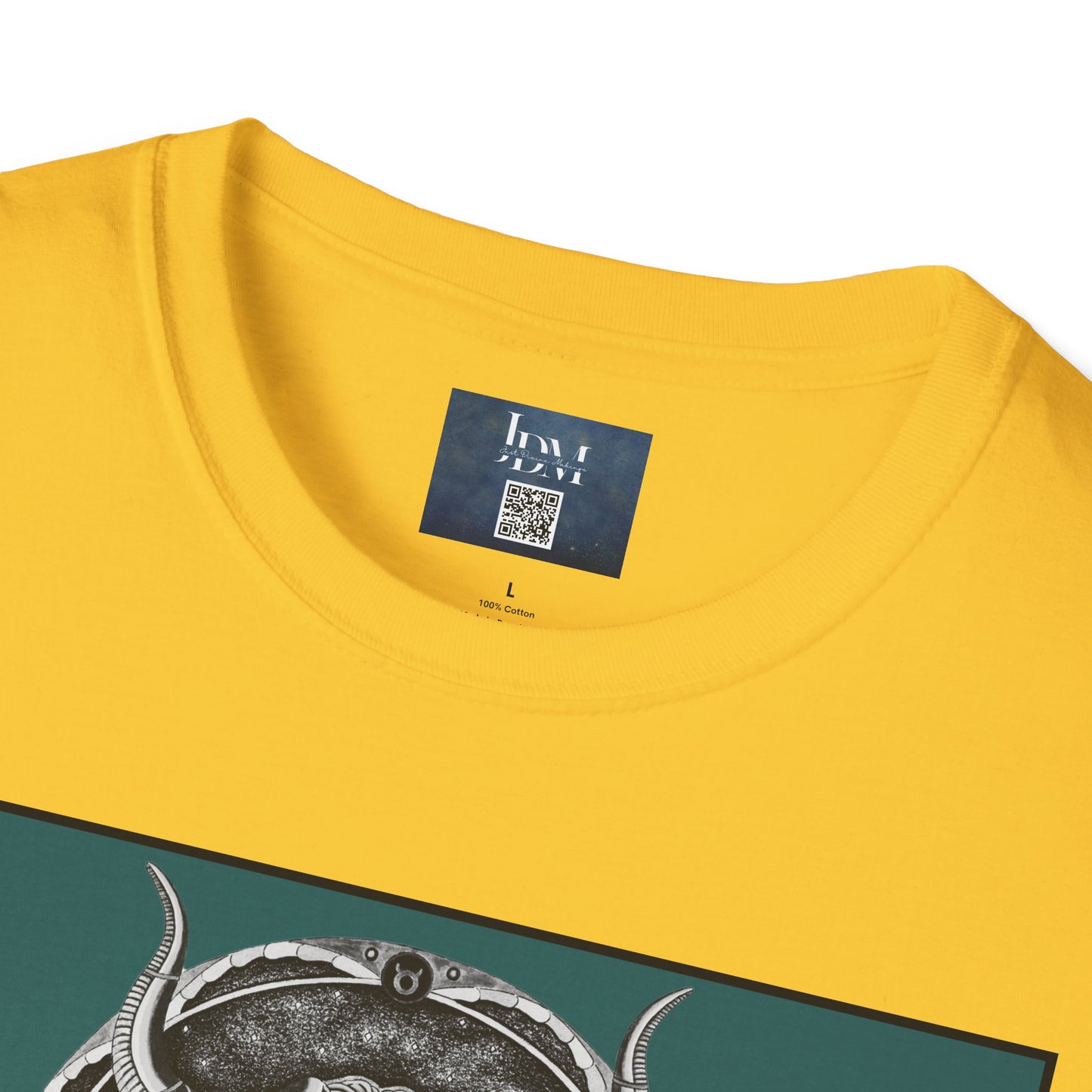 Taurus Zodiac Softstyle  T-Shirt - Hand-Drawn Celestial Design (Non-AI) Universal