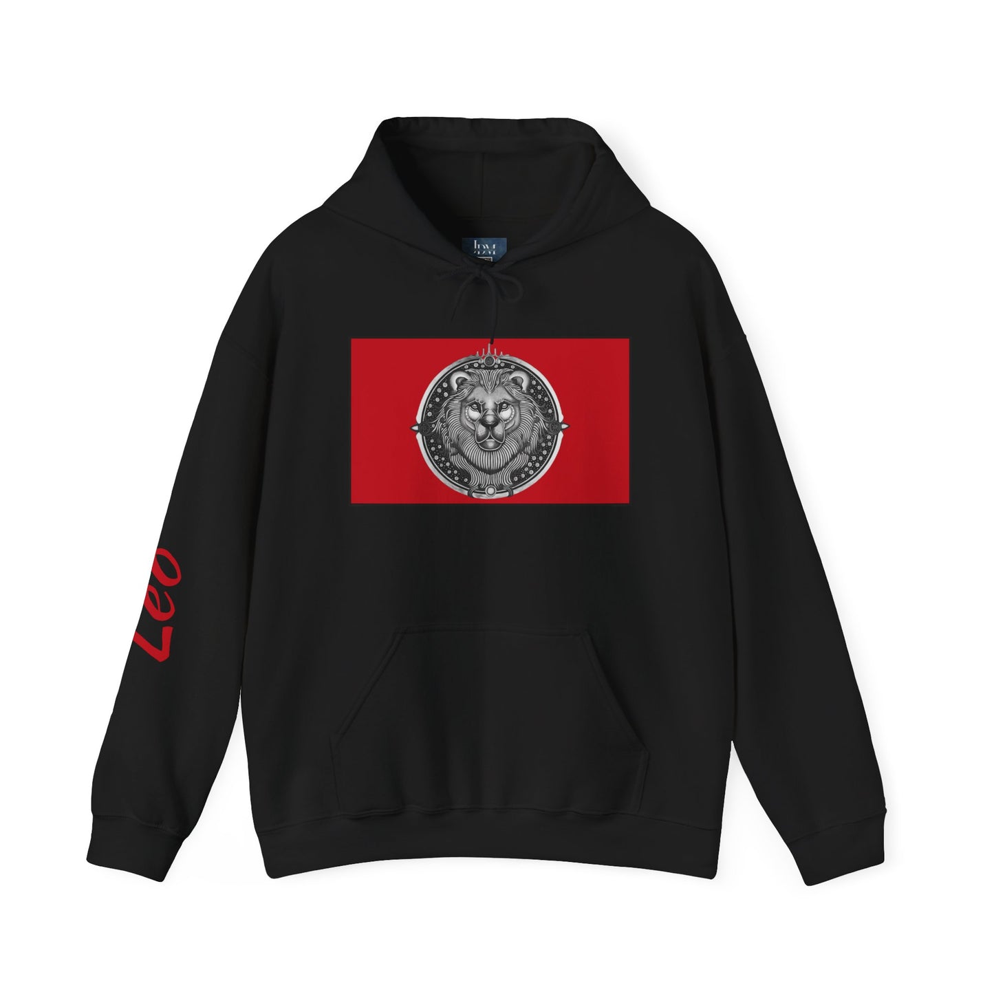 Leo Zodiac Hoodie – Hand-Drawn Celestial Design (Non-AI) Universal