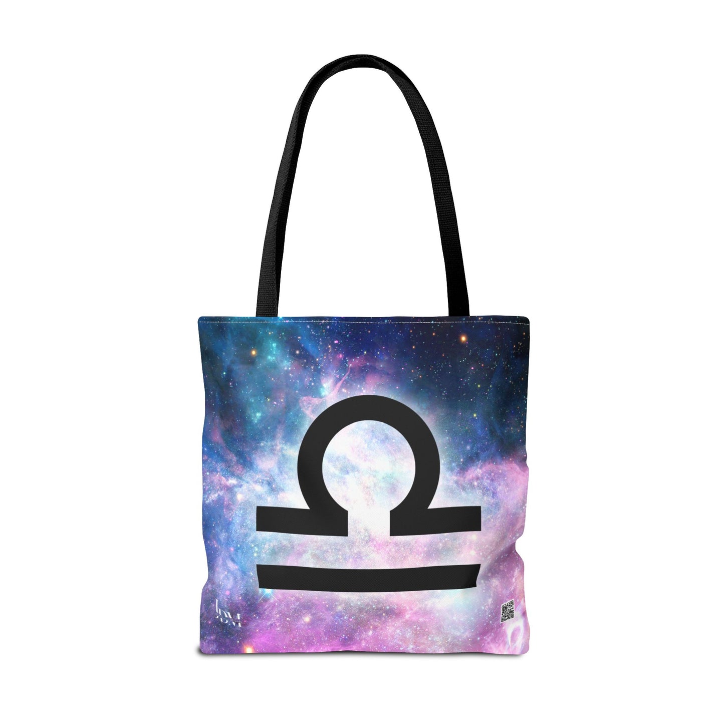 Libra Zodiac Tote Bag - Hand-Drawn Celestial Design (Non-AI)
