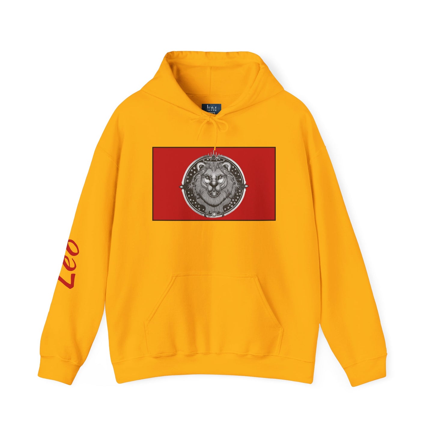 Leo Zodiac Hoodie – Hand-Drawn Celestial Design (Non-AI) Universal