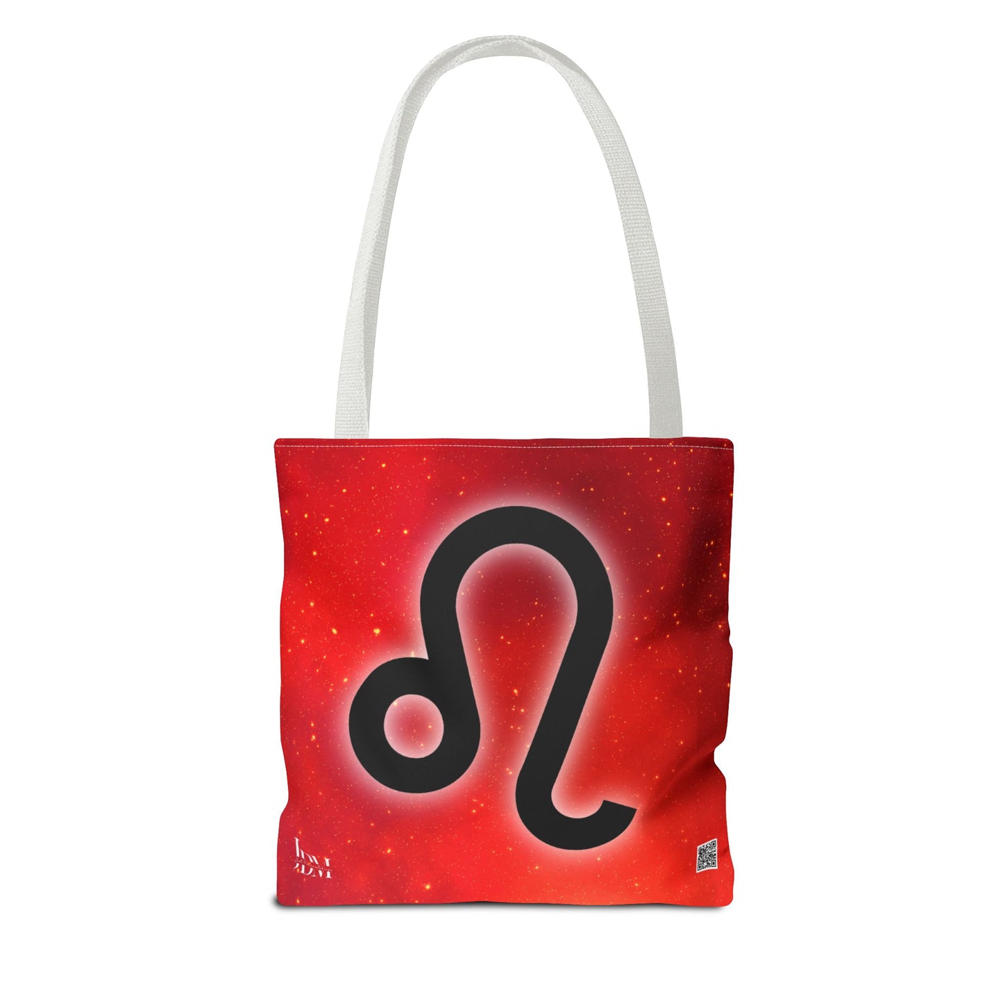 Leo Zodiac Tote Bag - Hand-Drawn Celestial Design (Non-AI)