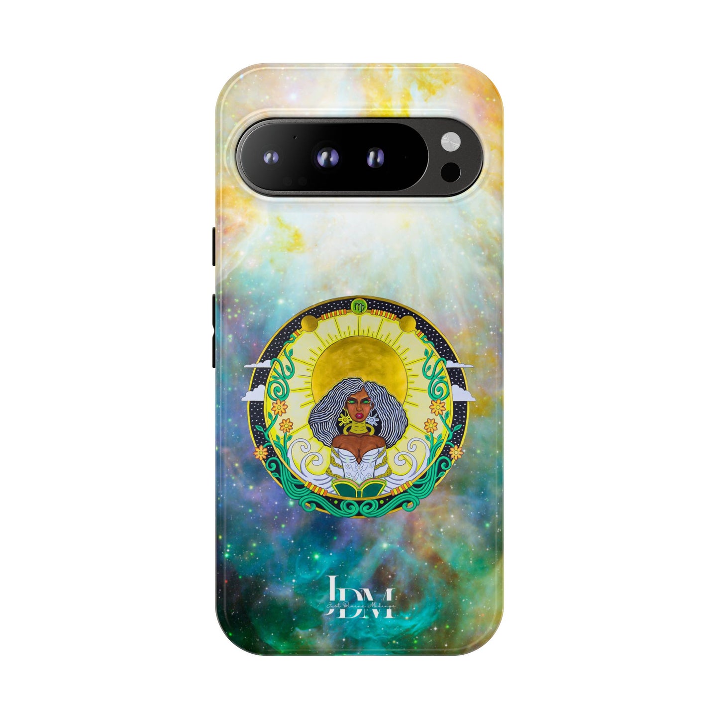 Virgo Zodiac Tough Phone Case – Hand-Drawn Celestial Design (Non-AI)