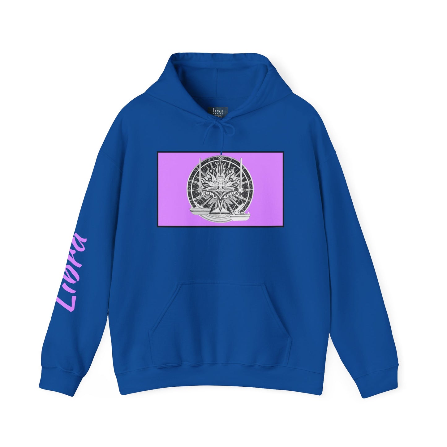 Libra Zodiac Hoodie – Hand-Drawn Celestial Design (Non-AI) Universal