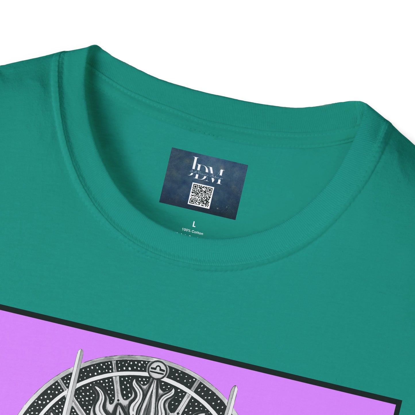 Libra Zodiac Crew Neck T-Shirt – Hand-Drawn Celestial Design (Non-AI)  Universal