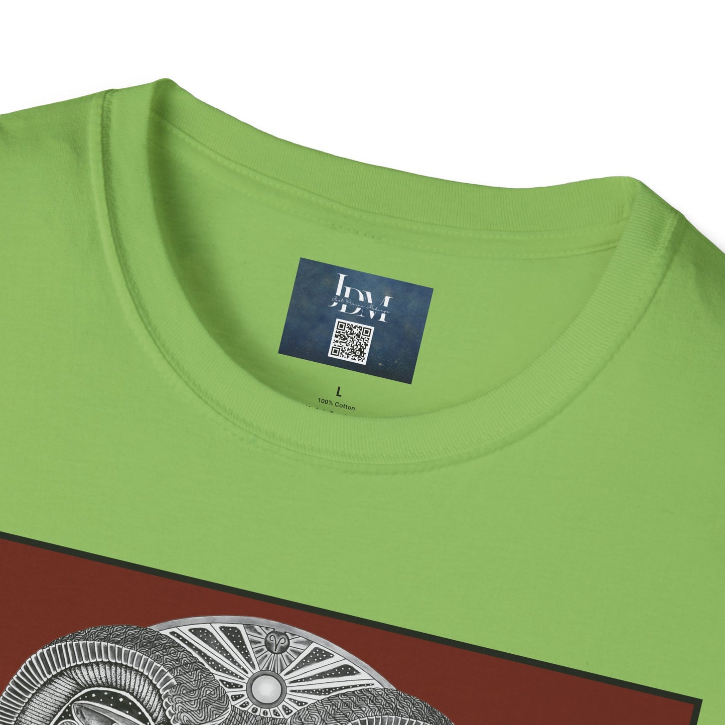 Aries Zodiac Softstyle T-Shirt - Hand-Drawn Celestial Design (Non-AI) Universal