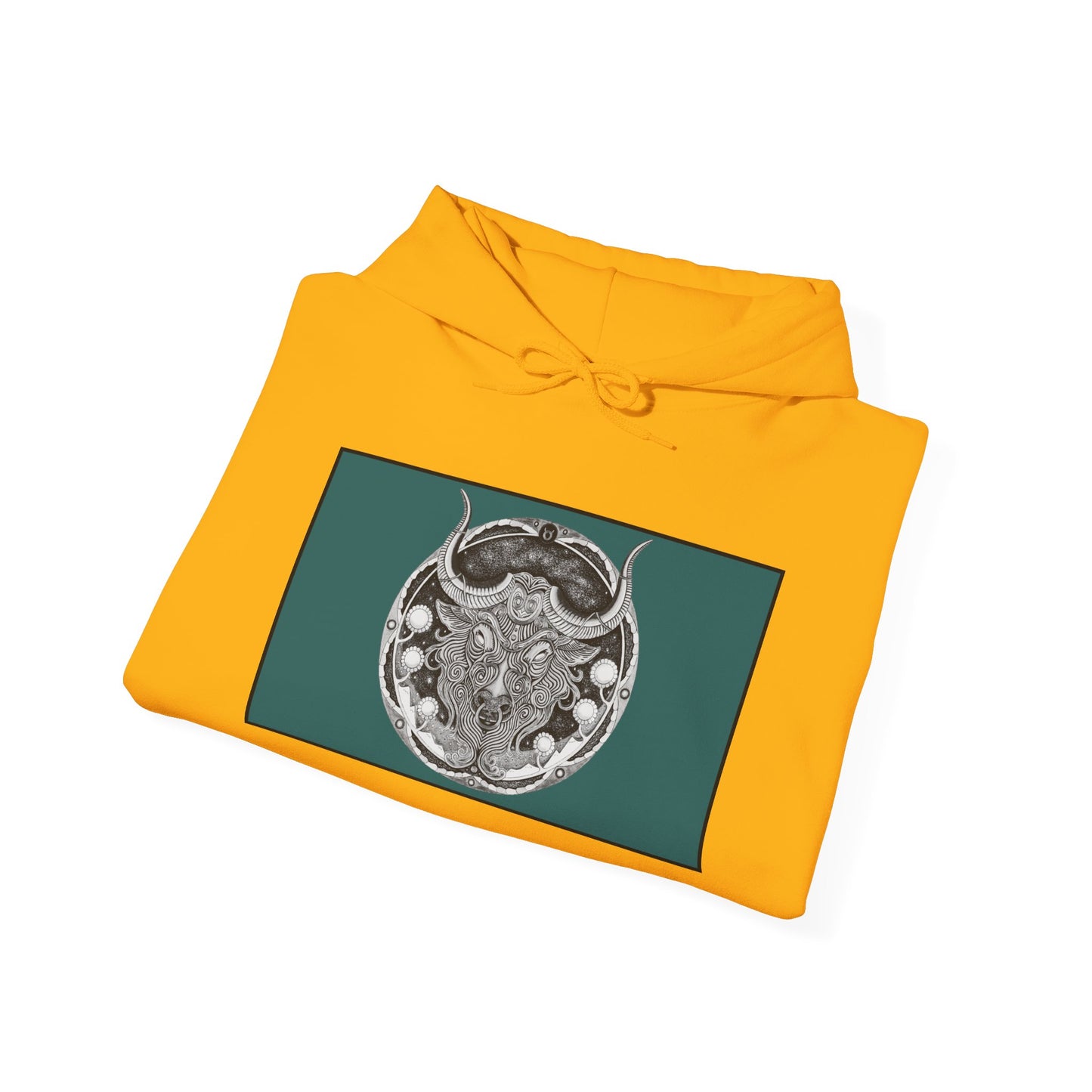 Taurus Zodiac Hoodie - Hand-Drawn Celestial Design (Non-AI) Universal