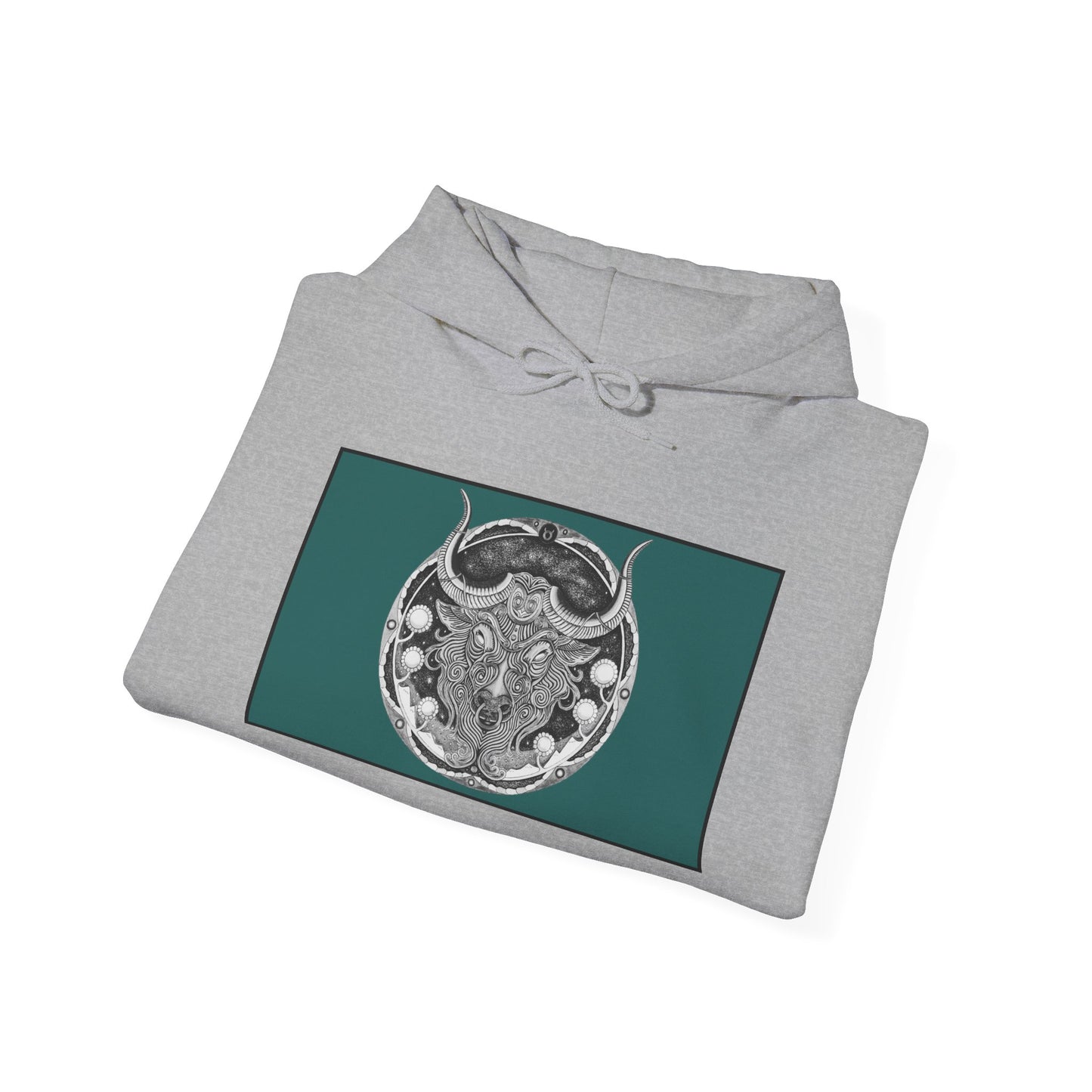Taurus Zodiac Hoodie - Hand-Drawn Celestial Design (Non-AI) Universal