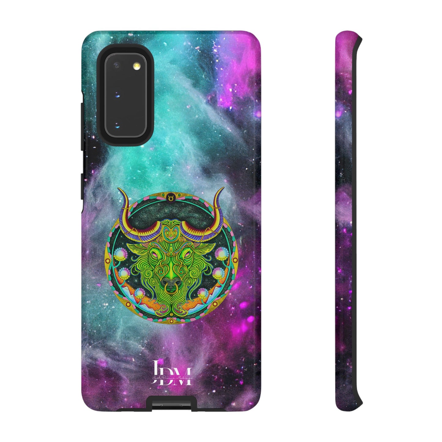 Taurus Zodiac Tough Phone Case – Hand-Drawn Celestial Design (Non-AI)