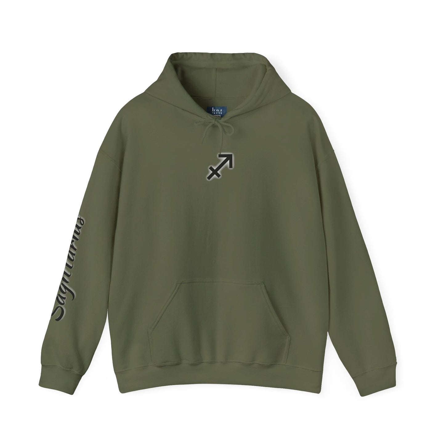 Sagittarius Zodiac Hoodie – Hand-Drawn Celestial Design (Non-AI)