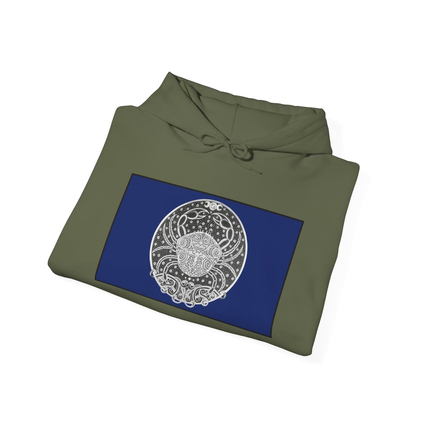 Cancer Zodiac Hoodie – Hand-Drawn Celestial Design (Non-AI) Universal