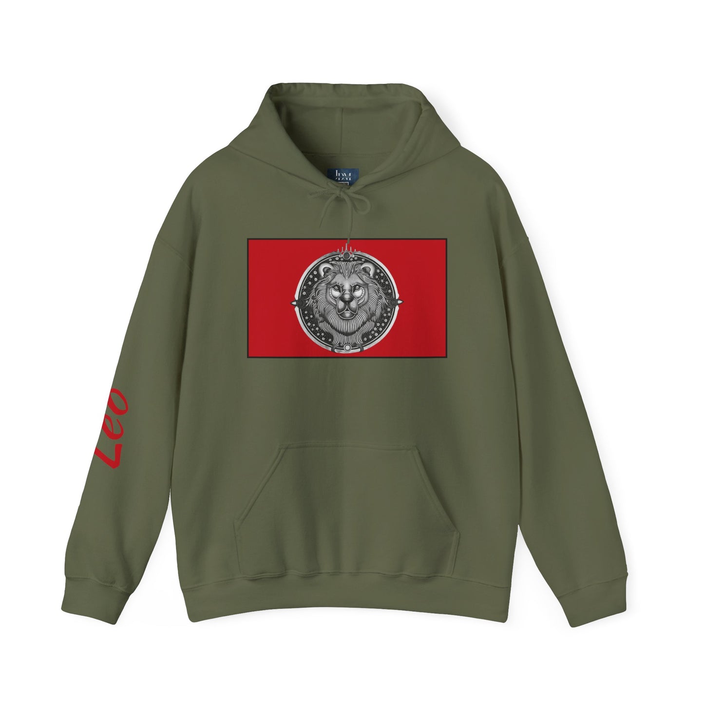 Leo Zodiac Hoodie – Hand-Drawn Celestial Design (Non-AI) Universal