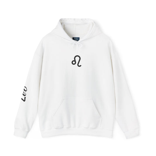 Leo Zodiac Hoodie – Hand-Drawn Celestial Design (Non-AI)