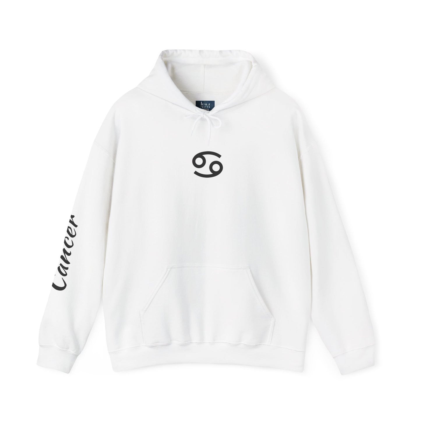 Cancer Zodiac Hoodie – Hand-Drawn Celestial Design (Non-AI)