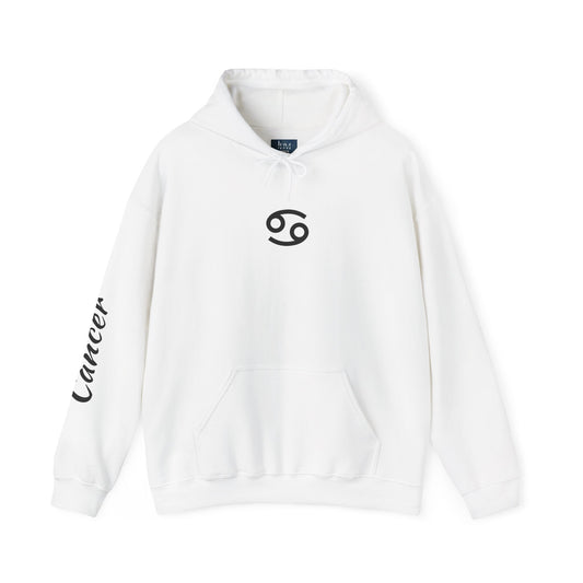 Cancer Zodiac Hoodie – Hand-Drawn Celestial Design (Non-AI)