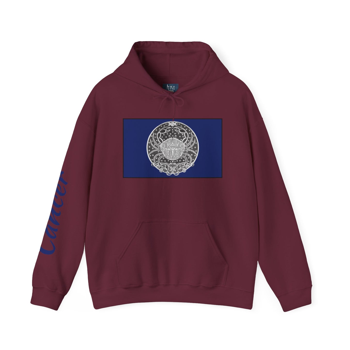 Cancer Zodiac Hoodie – Hand-Drawn Celestial Design (Non-AI) Universal