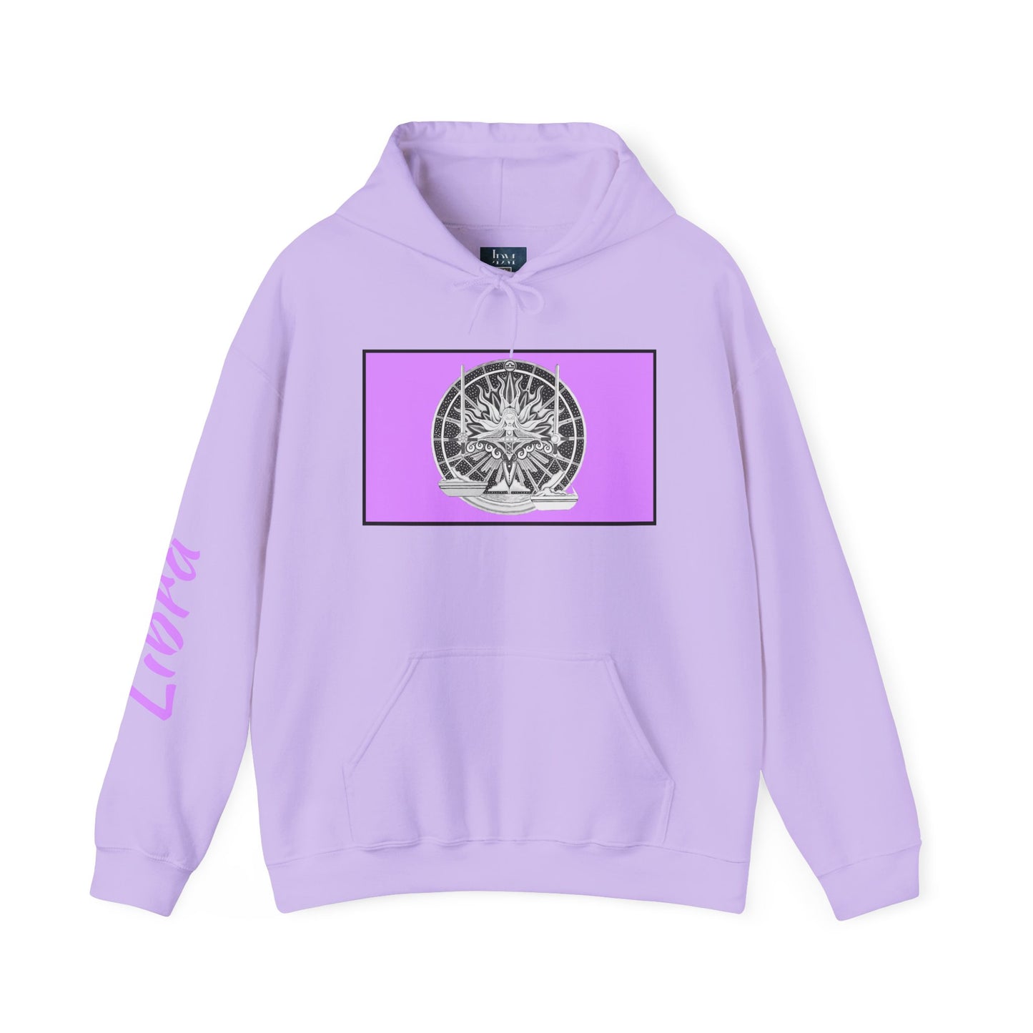 Libra Zodiac Hoodie – Hand-Drawn Celestial Design (Non-AI) Universal