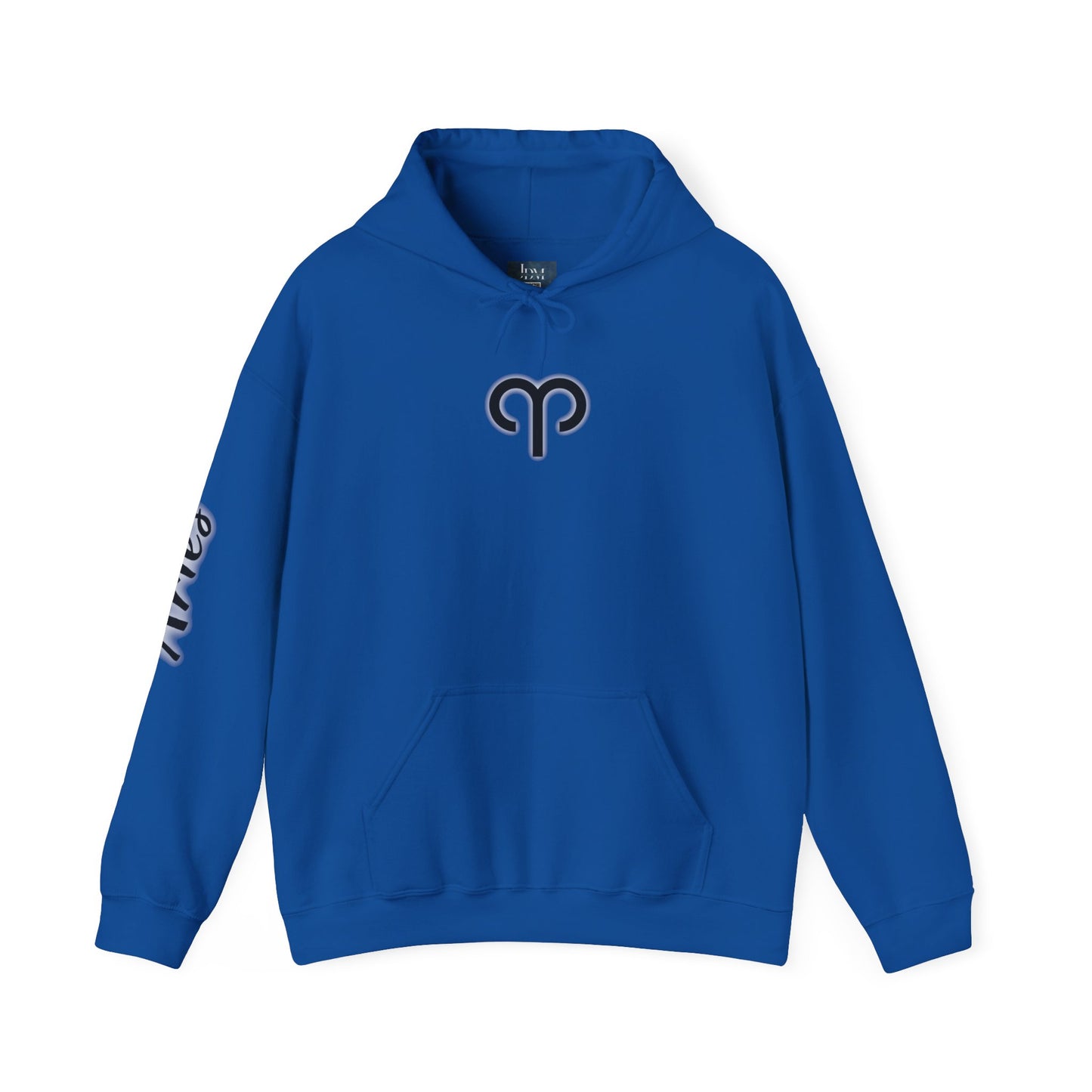 Aries Zodiac Hoodie - Hand-Drawn Celestial Design (Non-AI)