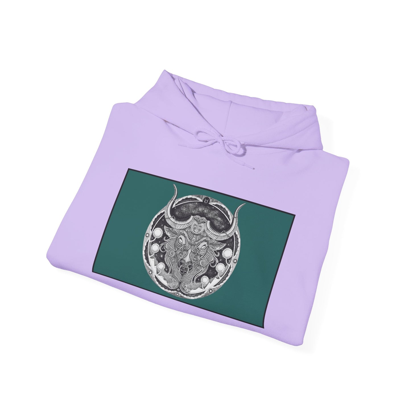 Taurus Zodiac Hoodie - Hand-Drawn Celestial Design (Non-AI) Universal