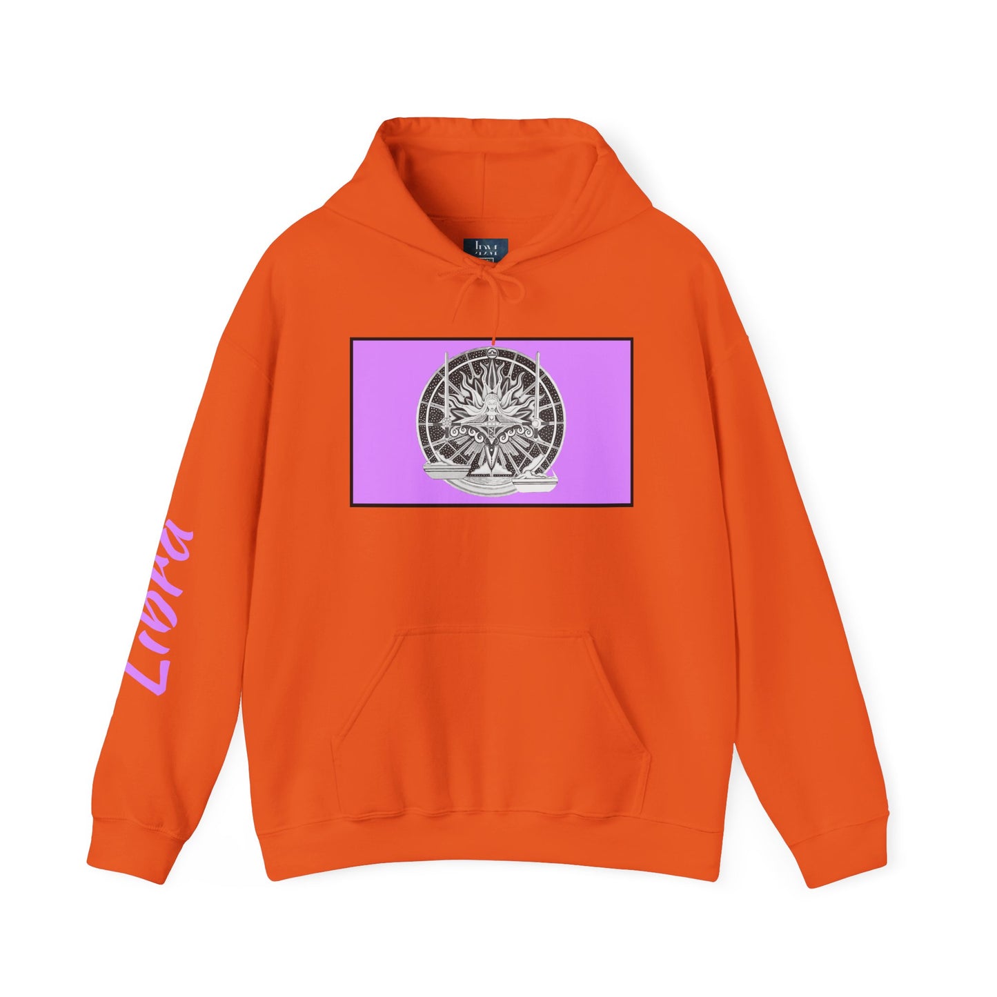 Libra Zodiac Hoodie – Hand-Drawn Celestial Design (Non-AI) Universal