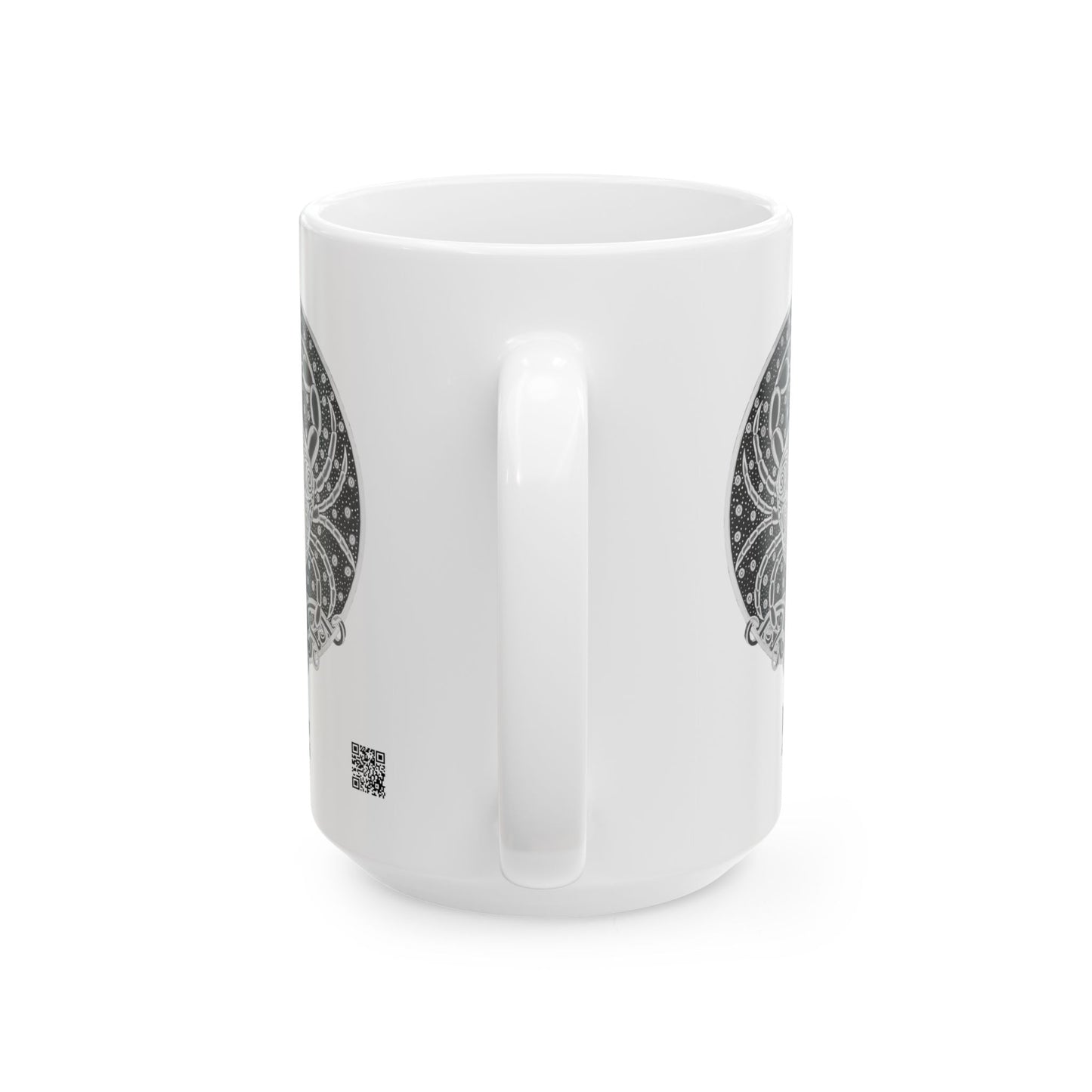 Cancer Zodiac Mug – Hand-Drawn Celestial Design (Non-AI) Universal